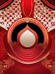 Red Background - Vibrant Red at Spanish Bullfight Arena wallpaper splash art, vibrant colors, intricate patterns