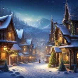 Snow Background Wallpaper - snow town wallpaper  