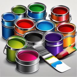 Paint can clipart - Paint can for painting and colors  color clipart, vector art