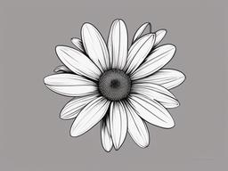 Daisy Tattoo - Symbolizes innocence and purity  minimal design