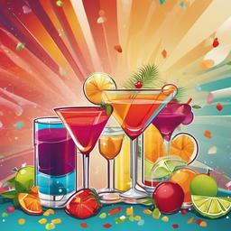 Party Background Wallpaper - cocktail invitation background  