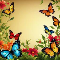 Butterfly Background Wallpaper - animated butterfly background  