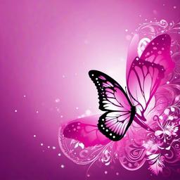 Butterfly Background Wallpaper - pink purple butterfly background  