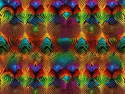 Rainbow Background Pattern  