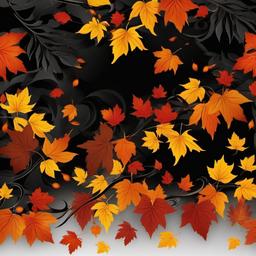 Fall Background Wallpaper - black fall background  