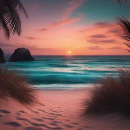 Beach background - aesthetic beach background  