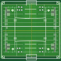 football clipart transparent background on a football field - ready for competitive play. 