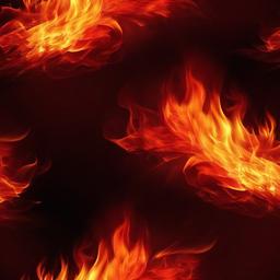 Fire Wallpaper - Deep red flames with glowing embers  background wallpaper