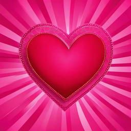 Valentine Background Wallpaper - red heart pink background  