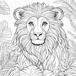 golden lion tamarins cute animals coloring page 