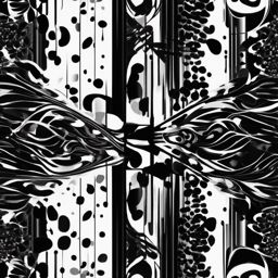 Black and White Background - Vintage Film Noir Aesthetics  intricate patterns, splash art, wallpaper art