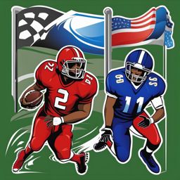 football clipart - ready for competitive play. 