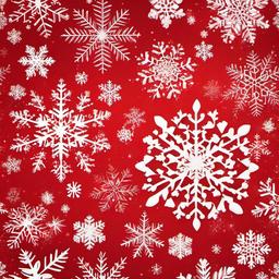 Snow Background Wallpaper - red and white snowflake background  