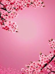 Cherry Blossoms Pink Background intricate details, patterns, wallpaper photo