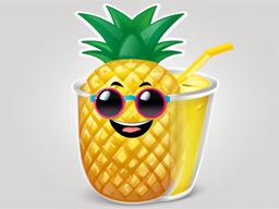 Pineapple clipart - pineapple in a juice box  clipart