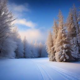 Winter background wallpaper - free snowy background  