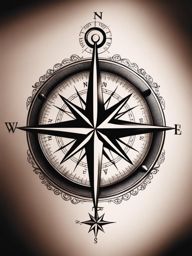 compass tattoo concepts, representing direction, guidance, and adventure. 