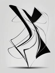 drawing of a silhouette of a body  minimal rough sketch scribbles,doodles,black and white