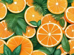 Orange Summer Wallpaper  background