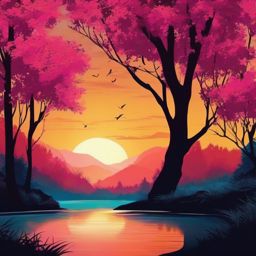 Beautiful Background - Immerse yourself in the beauty of natural scenery with beautiful backgrounds that transport you to breathtaking landscapes and serene environments.  intricate patterns, splash art, wallpaper art