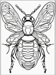 Swift Coloring Pages - Fast Flying Insect Eater  minimal black outline printable sheet, coloring page