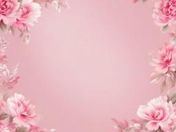 Pink Background Floral-Pink with a faded floral print in light pink and white  background wallpaper