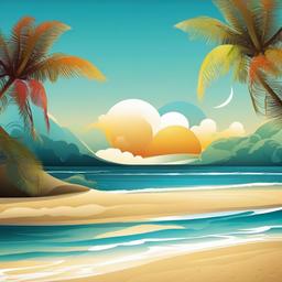 Beach Background Wallpaper - vertical beach background  