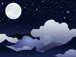 Night Sky Drawing Wallpaper  ,desktop background wallpaper