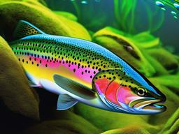 Rainbow Trout Wallpaper  