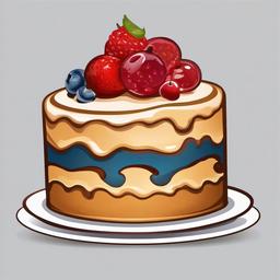 Cake clipart - cake in the shape of a favorite character  