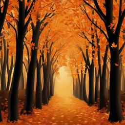 Fall Background Wallpaper - orange fall background  