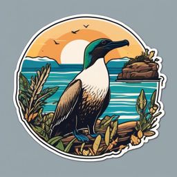 Galápagos Islands sticker- Unique wildlife haven in the Pacific Ocean, , sticker vector art, minimalist design
