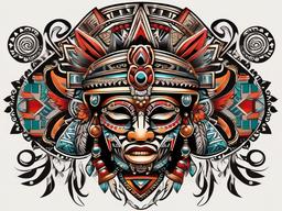aztec chatta tattoos  simple vector color tattoo