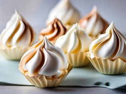 delicate and airy meringue kisses, with a crisp exterior and a marshmallow-like interior. 