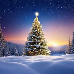 Christmas Background Wallpaper - snowy christmas tree wallpaper  