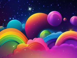 Galaxy Rainbow Wallpaper  