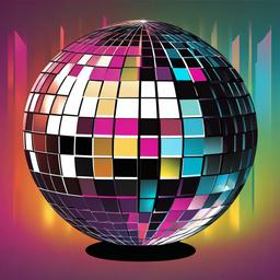 Disco Ball clipart - vintage disco ball design  vector clipart