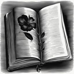 clip art black and white - timeless black and white clip art, adorning the pages of a vintage book 