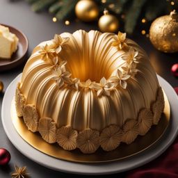 bundt cake decorating ideas for christmas intricate artwork masterpiece, ominous, matte painting movie poster, golden ratio, trending on cgsociety,  vibrant, production cinematic character render, ultra high quality model