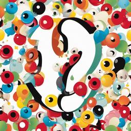 Question Mark clipart - question mark with cartoon eyes  