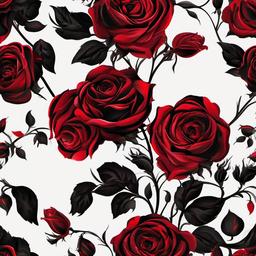 Flower Background Wallpaper - red and black rose background  