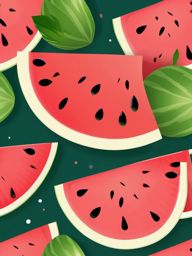 Watermelon Slice clipart - Savoring a juicy slice, ,vector color clipart,minimal