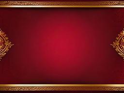 Red And Golden Background-Rich red with golden patterns along the edges, adding a touch of elegance  background wallpaper