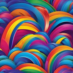 Rainbow Background Wallpaper - blue multicolor background  