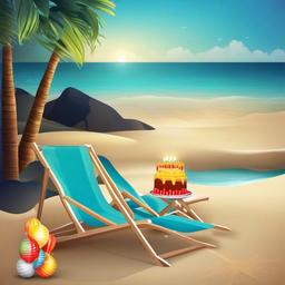 Beach background - happy birthday beach background  