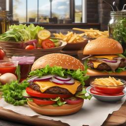 Burger  clipart