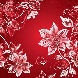 Red Background Wallpaper - flower background red  