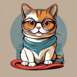 Hilarious Cat Cartoon - Hilarious cartoon featuring a cat in funny situations. , t shirt vector art