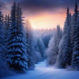 Winter background wallpaper - forest background winter  