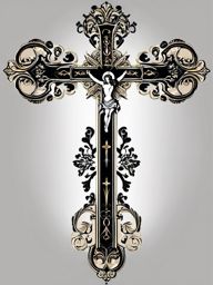 Cross Clipart, Ornate crosses and religious symbols. 